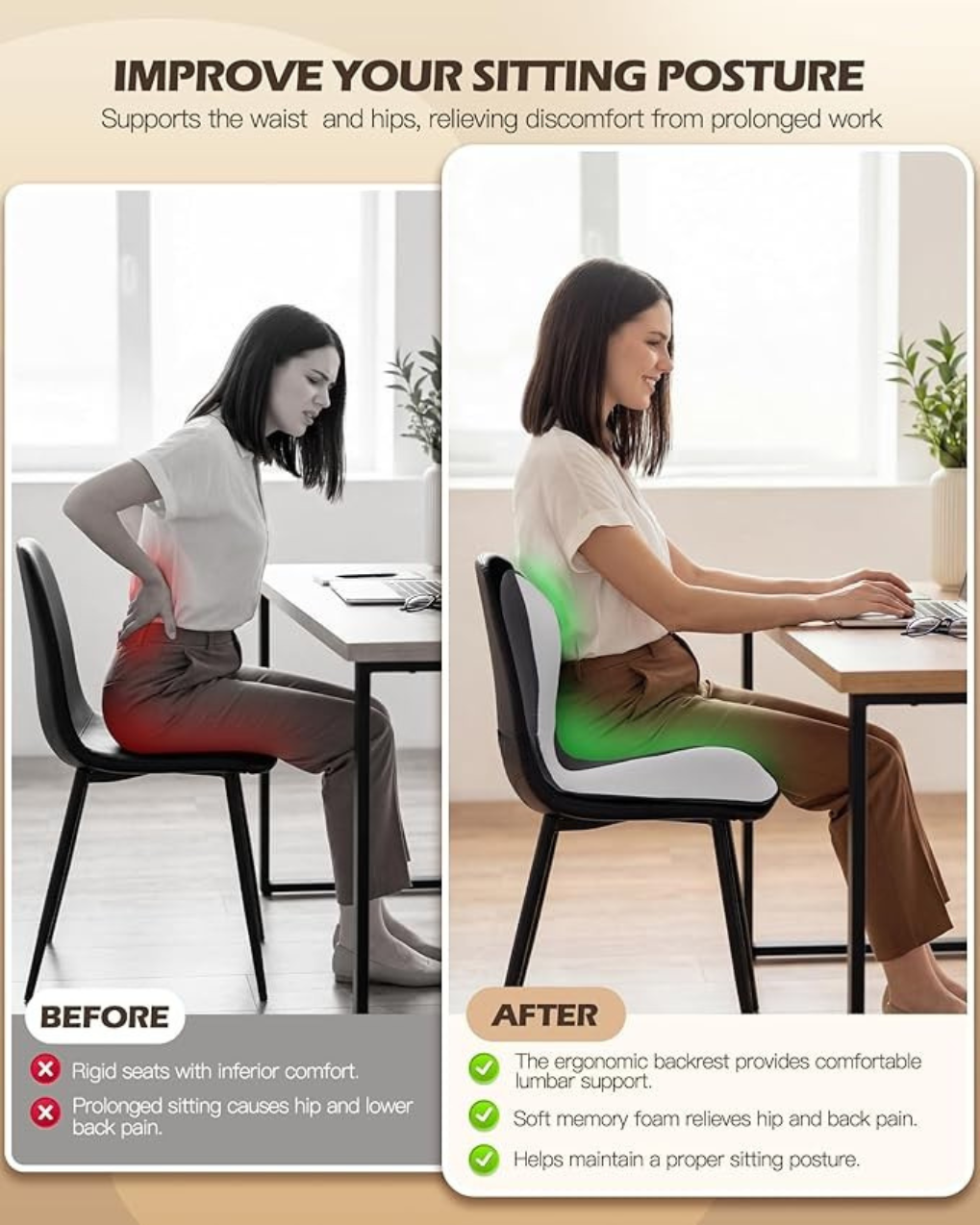 Seat + Backrest Cushion